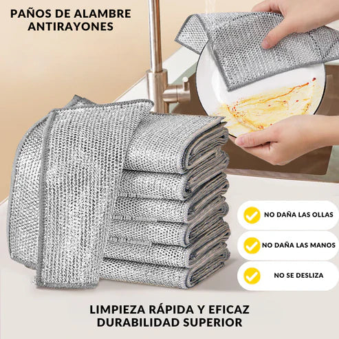 BRILLAX PRO® PAÑOS DE LIMPIEZA SET COMBO x 10