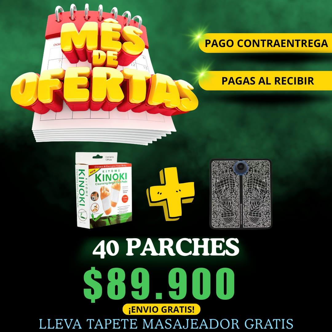 MEGA PROMOCIÓN PARCHES KINOKI + ¡TAPETE GRATIS!🔥