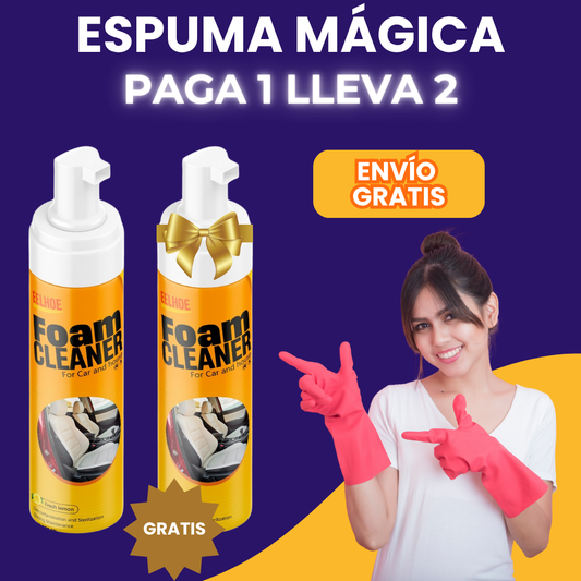 ESPUMA MÁGICA FOAM CLEANER PAGA 1 LLEVA 2🎁