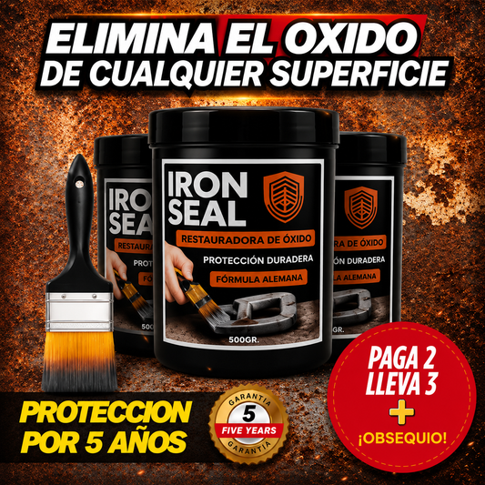⚡ OFERTA FLASH IRON SEAL ANTIOXIDO + OBSEQUIO 🎁