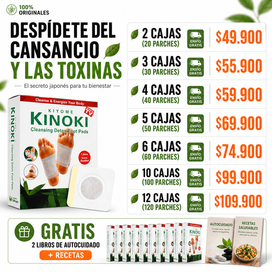 CAJAS PARCHES PARA PIES CAJA x 10