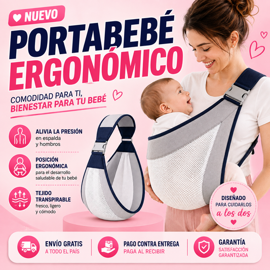 🌈PORTABEBE PREMIUM ERGONOMICO👼🏻