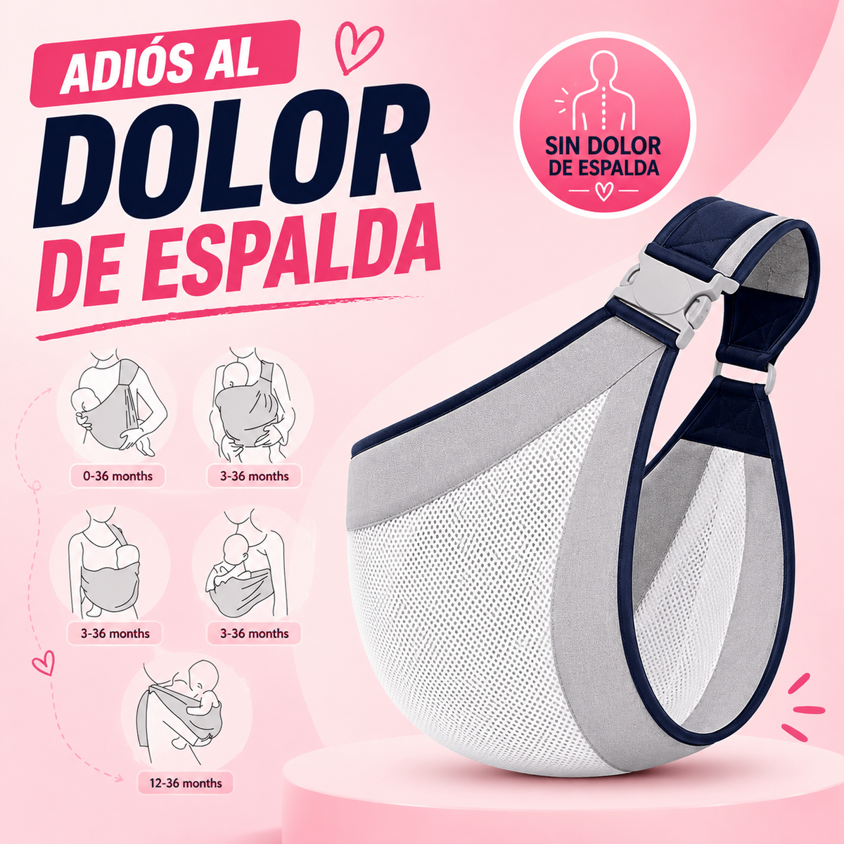 🌈PORTABEBE PREMIUM ERGONOMICO👼🏻