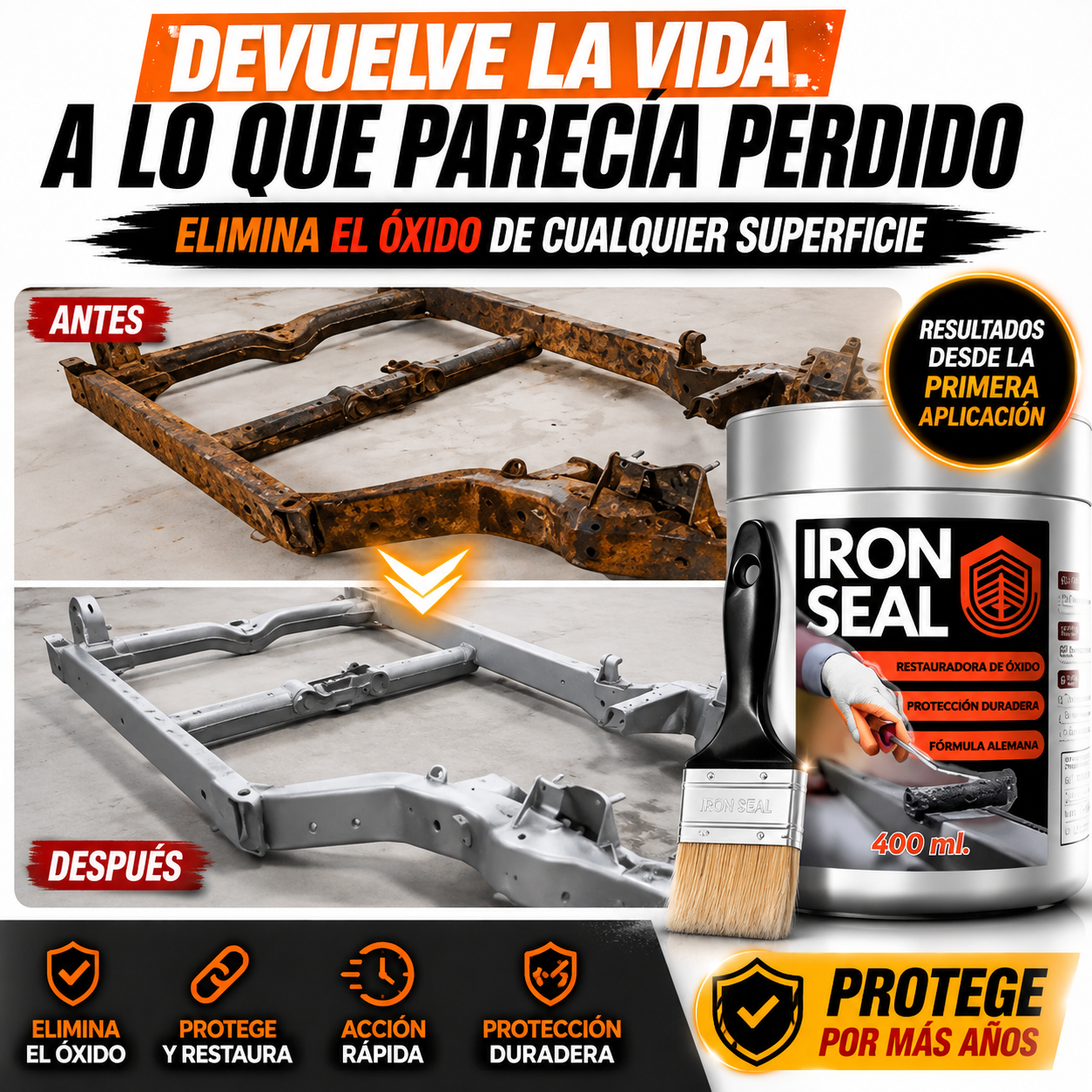 ⚡ OFERTA FLASH IRON SEAL ANTIOXIDO + OBSEQUIO 🎁